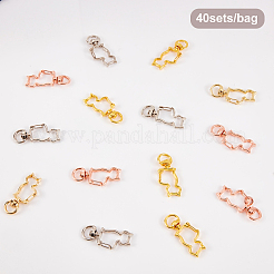 Сплав застежка брелок выводы&nbsp;KEYC-CA0001-03