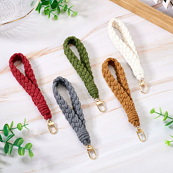 5 pendentif décoratif en fils de coton&nbsp;HJEW-TA00322