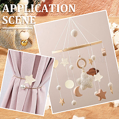 180 pièces 3 styles de perles en bois&nbsp;WOOD-PA0001-63
