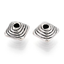 Сплавочные овальные бусины тибетского стиля &nbsp;TIBE-N013-07AS