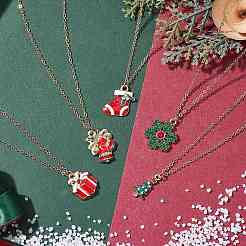 5 pièces 5 styles de chaînes de câbles en fer et de colliers&nbsp;NJEW-JN04830