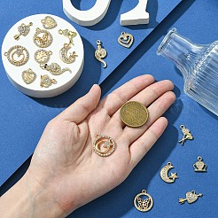 10 стиль подвески из сплава с кристаллами и стразами&nbsp;FIND-YW0005-21