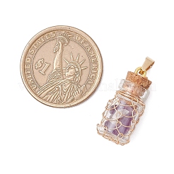 5 шт. подвески из стеклянной банки&nbsp;PALLOY-JF03642