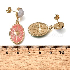 Boucles d'oreilles en laiton pour femmes&nbsp;KK-CBA9D38-04G-01