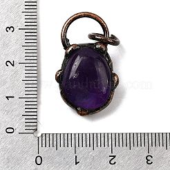 Подвески из натурального аметиста &nbsp;G-B149-08R-01