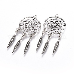 Pendente in lega stile tibetano&nbsp;TIBE-Q054-14TAS-NR