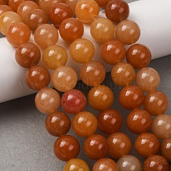 Chapelets de perles en aventurine rouge naturelle&nbsp;G-H067-A02-10MM