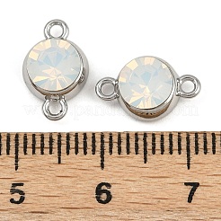 Ciondoli connettore in ottone con pavé di zirconi cubici&nbsp;KK-H078-06P-02