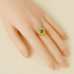 Открытые кольца-манжеты из нержавеющей стали 304 с натуральными ракушками для женщин.&nbsp;AL0644-4