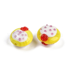 Нити бугорчатых бусин ручной работы в технике лэмпворк&nbsp;LAMP-Q002-02A