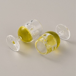 Прозрачные смоляные подвески&nbsp;LS-RESI-WH0026-48K