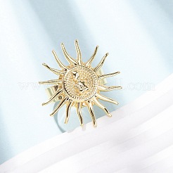 Offene Manschettenringe aus Messing&nbsp;RJEW-Z129-02G-03