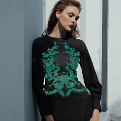 Полиэстеровые цветочные воротники&nbsp;DIY-WH0622-376A