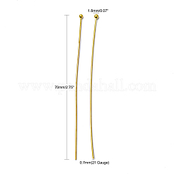 Контакты латунь шаровой головкой&nbsp;X-RP0.7x70mm-G