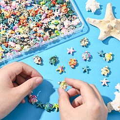 200шт. 20 стиля синтетических бирюзовых бусин&nbsp;G-YW0002-40