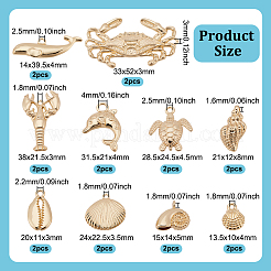 20шт 10 стиля подвески из сплава в тибетском стиле&nbsp;TIBEP-UN0001-25G