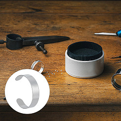 10 шт. браслет-манжета из нержавеющей стали 304&nbsp;BJEW-GO0001-02B