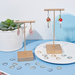 80 pièce de boucles d'oreilles à levier en acier inoxydable 304&nbsp;STAS-SC0004-60