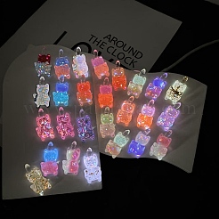 Leuchtende Cabochons aus transparentem Harz&nbsp;X-CRES-L045-17