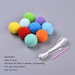 Войлочные гирлянды&nbsp;AJEW-CJC0001-41B