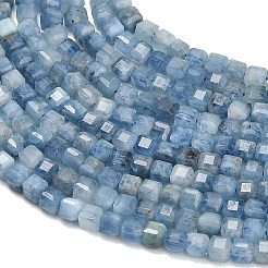 Natürliche teufelsblaue Aquamarin-Perlenstränge&nbsp;GG-CBA77FB-D01-01
