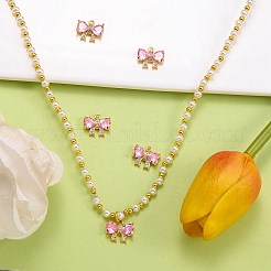 5 ciondoli in ottone con micro pavé di zirconi cubici&nbsp;KK-SZ0006-84