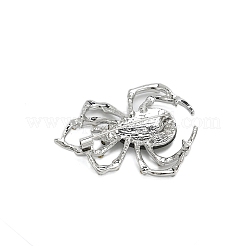 Broche créative en forme d'araignée en coquille d'ormeau&nbsp;PW-WGB0402-01
