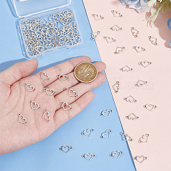 100 шт. полые соединительные подвески из сплава&nbsp;FIND-UN0016-41