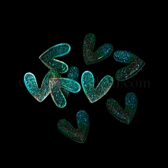 Cabochon luminosi decodificati in resina trasparente&nbsp;RESI-D013-17A