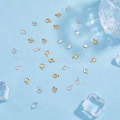 60шт 2 цвета латунные подвески&nbsp;KK-HY0001-96