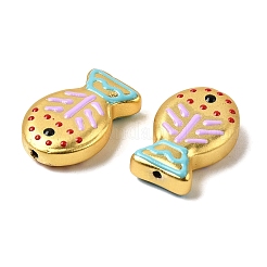 Бусины из стеклянной эмали&nbsp;GLAA-B035-01A