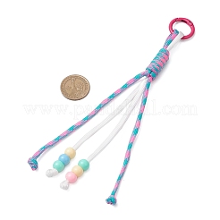 6 шт. подвесные украшения из парашютного шнура из полиэстера и спандекса&nbsp;HJEW-JM03794