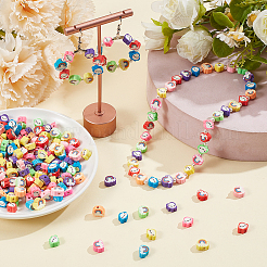 200pcs 2 styles de perles d'argile polymère faites à la main&nbsp;CLAY-PA0001-53