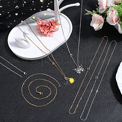 20 шт. набор из цепочек из нержавеющей стали 304 двух цветов&nbsp;STAS-SC0006-21