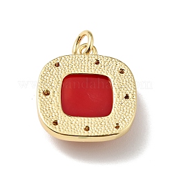 Estante de placas micro latón allanan colgantes de circonio cúbico&nbsp;ZIRC-C037-06G