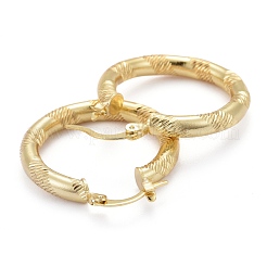 Orecchino ad anello in ottone&nbsp;EJEW-P265-04G