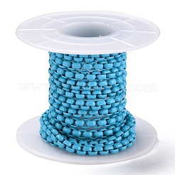 Catene scatolate in ottone fatte a mano verniciate a spruzzo ecologiche&nbsp;KK-J276-17-P13