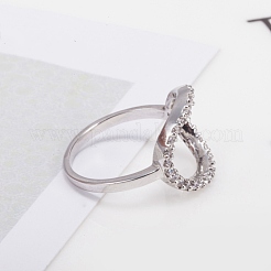 Палец кольца из нержавеющей стали&nbsp;RJEW-EE0002-02P-18mm