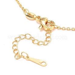 Colliers avec pendentif en laiton&nbsp;NJEW-D294-03G-01