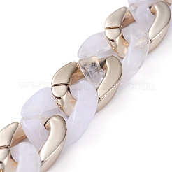 Пластиковая цепочка ручной работы ccb&nbsp;AJEW-JB00678-09