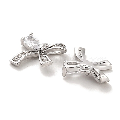 Ciondoli in ottone zirconi chiari micro pavé&nbsp;KK-C054-04P