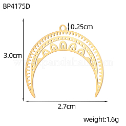Подвески из нержавеющей стали 304&nbsp;STAS-OY012-23G