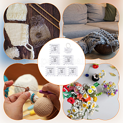 6 шт. швейные линейки из ПВХ&nbsp;DIY-NB0012-38D