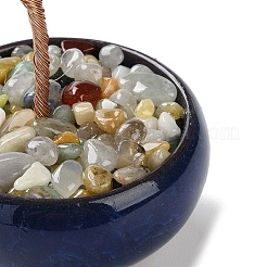Baumschmuck aus natürlichen Lapislazuli-Chips&nbsp;DJEW-M012-02A
