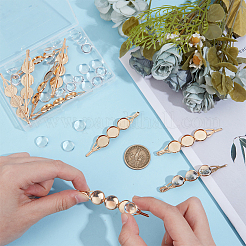 DIY Blanko-Haarnadel-Set aus Eisen mit Kuppel&nbsp;DIY-GO0002-30