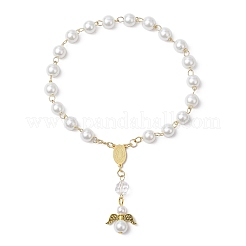 Pulseras de aleación con dijes de ángel de estilo tibetano&nbsp;BJEW-JB11775-02