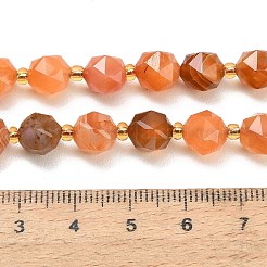 Natürliche rote Botswana Achat Perlenstränge&nbsp;GG-CBA3921-B12-8mm