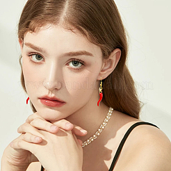 Кулоны с эмалью из латуни&nbsp;KK-SC0006-88