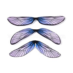 3 pieza de cabujones de alas de mariposa de resina epoxi transparente&nbsp;X-RESI-N045-11B