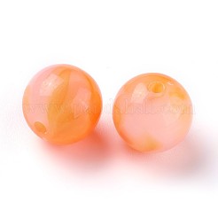 Акриловые бусины из нефрита&nbsp;MACR-E025-25H-8mm